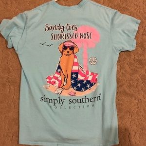 Blue Simply Souther Size M Women’s Tee-Shirt